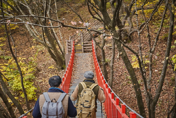 하산때 혈당 근육 좋아집니다